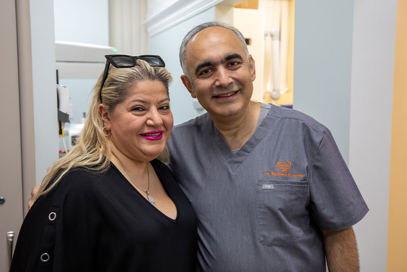 Doctor smiling with Paitent