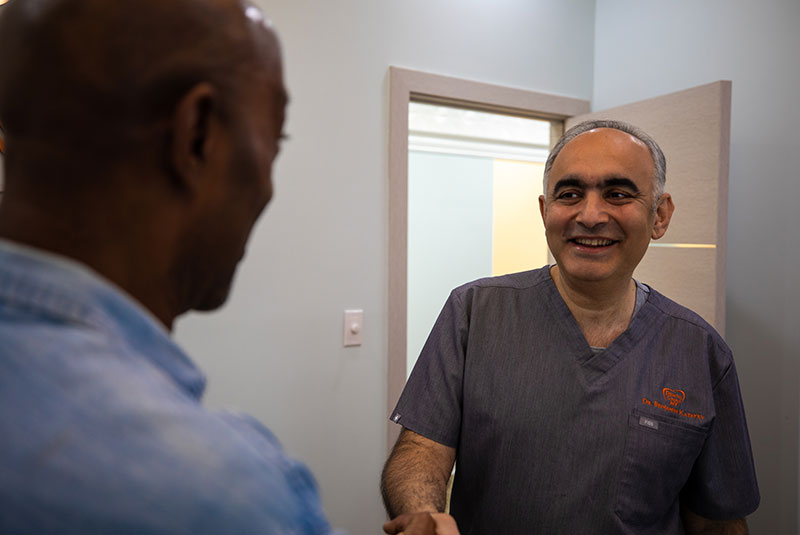 Doctor smiling and consulting with Paitent