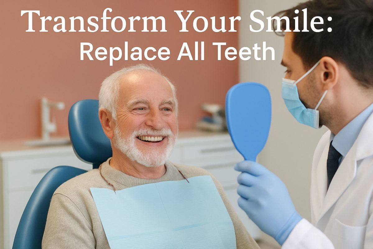 Replacing All Teeth With Dental Implants By The Bronx & Queens Top Doctor